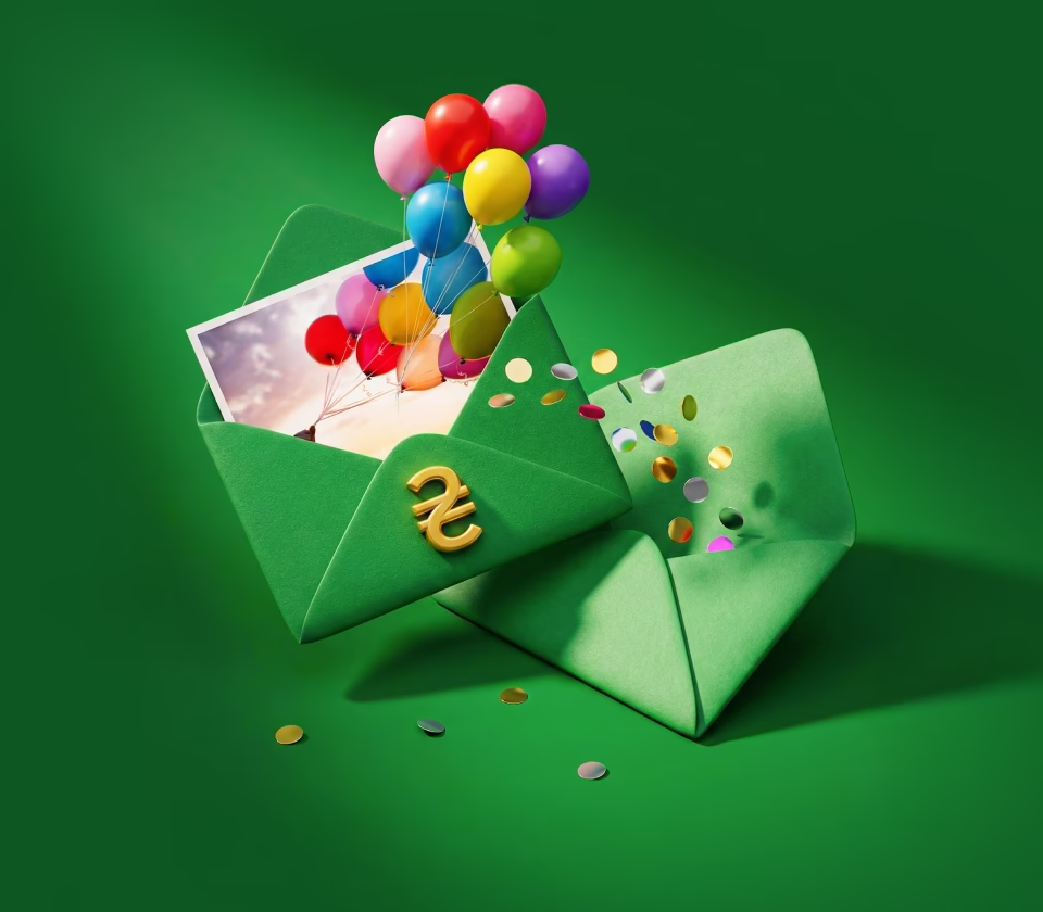 Collected money for a gift?